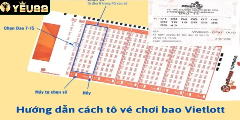 Hướng dẫn chơi bao xổ số Vietlott Power 6/5